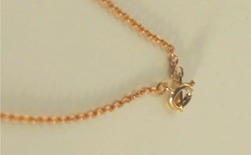 【LENERAオリジナルネックレス】bumy necklace / 14kgf（35cm） 【079033-1】 35cm